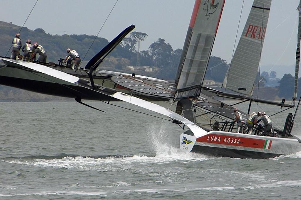 Luna Rossa - Louis Vuitton Cup, Round Robin 4, Race 1, July 23, 2013 © John Navas 